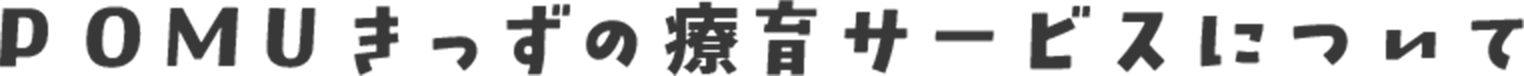 POMUきっずの療育サービスについて