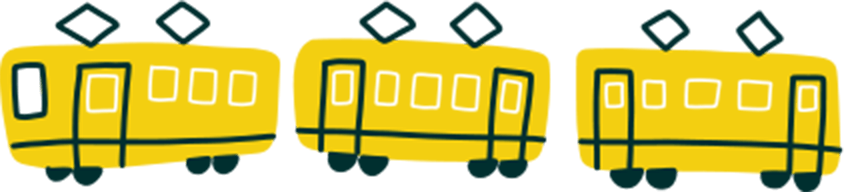 電車のイラスト